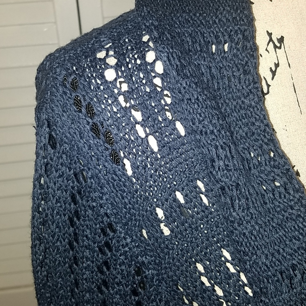 Mystree knit cardigan navy large stitch fix